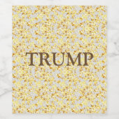 ÉTIQUETTE POUR BOUTEILLES DE VIN TRUMP (Étiquettes simples)