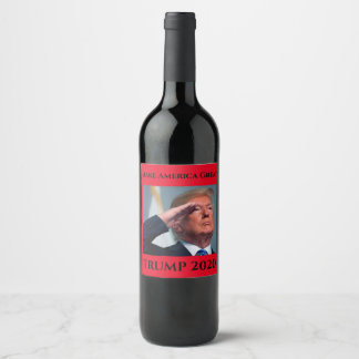 Étiquette Pour Bouteilles De Vin Trump 2020 rend l'Amérique grande