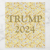 ÉTIQUETTE POUR BOUTEILLES DE VIN TRUMP 2024 (Étiquettes simples)