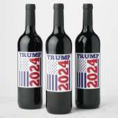 Étiquette Pour Bouteilles De Vin Trump 2024 (Bouteilles)