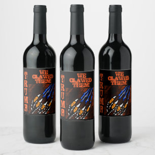 ÉTIQUETTE POUR BOUTEILLES DE VIN TRUMP 2024