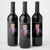 Étiquette Pour Bouteilles De Vin Trump bulle spéculative (Bouteilles)