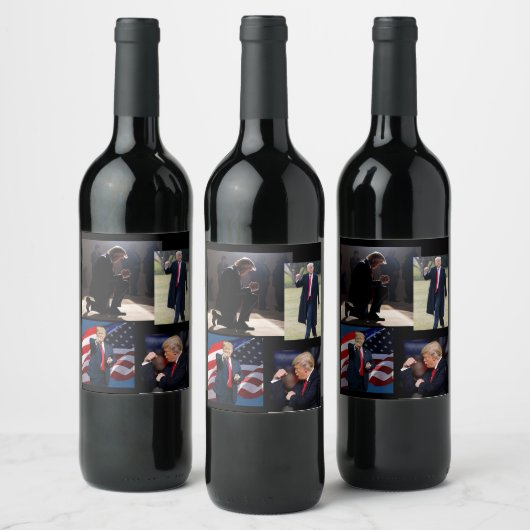 Étiquette Pour Bouteilles De Vin Trump Trump Trump (Bouteilles)