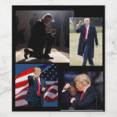 Étiquette Pour Bouteilles De Vin Trump Trump Trump (Étiquettes simples)