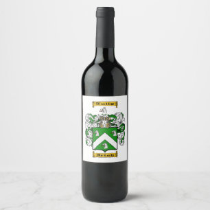 Étiquette Pour Bouteilles De Vin Tully (irlandais)