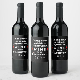 Étiquette Pour Bouteilles De Vin Typographie amusante de l'amoureux des vins de No
