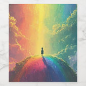 Étiquette Pour Bouteilles De Vin Un beau rêve (Étiquettes simples)