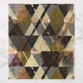 Étiquette Pour Bouteilles De Vin Un design abstrait moderne (Étiquettes simples)