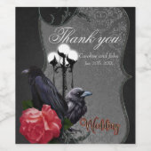 Étiquette Pour Bouteilles De Vin Un mariage unique (Étiquettes simples)