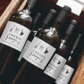 Étiquette Pour Bouteilles De Vin Un petit boogie | Bonne Halloween