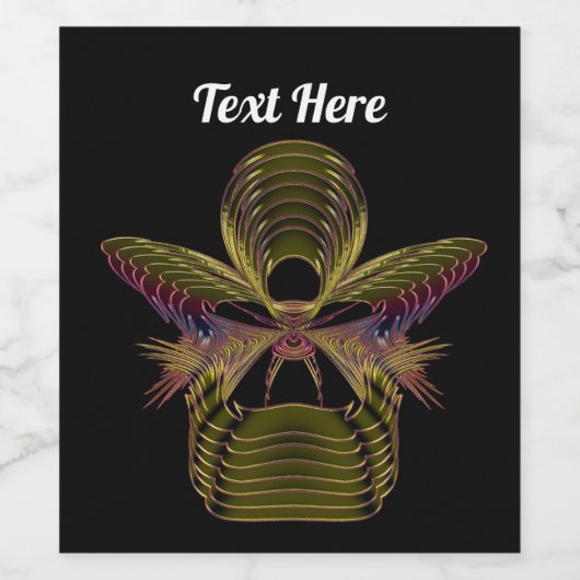 Étiquette Pour Bouteilles De Vin Un peu de Fée (Étiquettes simples)