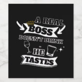 Étiquette Pour Bouteilles De Vin Un vrai devis de chef (Étiquettes simples)