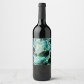 Étiquette Pour Bouteilles De Vin Une Aura d'Émeraudes (Devant)