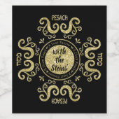 Étiquette Pour Bouteilles De Vin Une douce Pâque (Étiquettes simples)