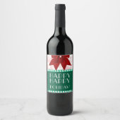 ÉTIQUETTE POUR BOUTEILLES DE VIN VACANCES ART DÉCO (Devant)