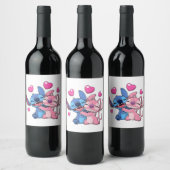 Étiquette Pour Bouteilles De Vin Valentines anges 1 (Bouteilles)
