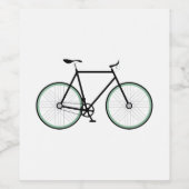 Étiquette Pour Bouteilles De Vin Vélo (Étiquettes simples)