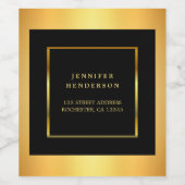 Étiquette Pour Bouteilles De Vin Victoire promotionnelle professionnelle moderne en (Étiquettes simples)