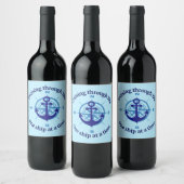 Étiquette Pour Bouteilles De Vin Vie de croisière nautique (Bouteilles)