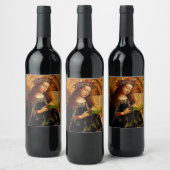 Étiquette Pour Bouteilles De Vin Vierge Marie par Jan van Eyck (Bouteilles)