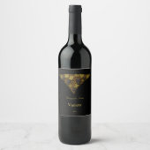 Étiquette Pour Bouteilles De Vin Vigne (Devant)