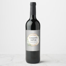 Vignes Dorées : Étiquette de Vin Sérénade Argentée