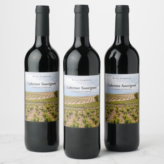 Étiquette Pour Bouteilles De Vin Vignoble personnalisé (Bouteilles)
