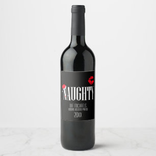 Étiquette Pour Bouteilles De Vin Vilain et Nice, fête de vacances