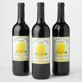 Étiquette Pour Bouteilles De Vin Vin Dandelion Bio Maison (Bouteilles)