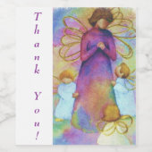 ÉTIQUETTE POUR BOUTEILLES DE VIN VIN DE MERCI ANGÉLIQUE (Étiquettes simples)