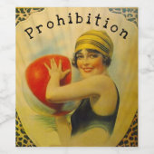 Étiquette Pour Bouteilles De Vin Vin de plage Era Beach Vino d'interdiction fait ma (Étiquettes simples)