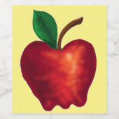 Étiquette Pour Bouteilles De Vin Vin de pomme (Étiquettes simples)