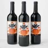 Étiquette Pour Bouteilles De Vin Vin d'Halloween (Bouteilles)