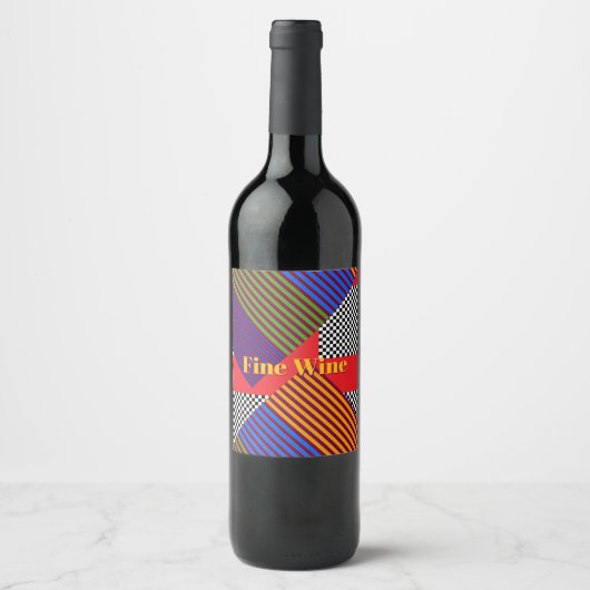 Étiquette Pour Bouteilles De Vin Vin Fin (Devant)