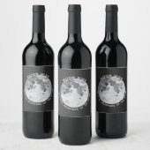 Étiquette Pour Bouteilles De Vin Vin lune personnalisé (Bouteilles)