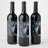 Étiquette Pour Bouteilles De Vin Vinatge Royal Cat (Bouteilles)