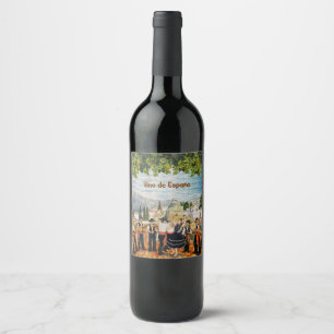 Étiquette Pour Bouteilles De Vin Vino de España