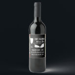Étiquette Pour Bouteilles De Vin Vins Et Raisins, Bar À Vins Floral Chalkboard / Vi<br><div class="desc">Vins Et Raisins,  Bar À Vins Floral Chalkboard / Vin Vin Bouteille Étiquette Au Magasin Carte de visite.</div>