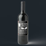 Étiquette Pour Bouteilles De Vin Vins Et Raisins, Bar À Vins Floral Chalkboard / Vi<br><div class="desc">Vins Et Raisins,  Bar À Vins Floral Chalkboard / Vin Vin Bouteille Étiquette Au Magasin Carte de visite.</div>