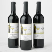 Étiquette Pour Bouteilles De Vin Vins et raisins blancs, Bar à vins/Vin (Bouteilles)