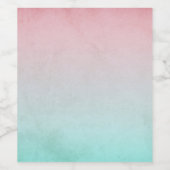 Étiquette Pour Bouteilles De Vin Vintage Gradient Texture (Étiquettes simples)