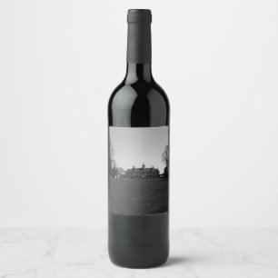 Étiquette Pour Bouteilles De Vin Vintage USA Mont Vernon George Washington House