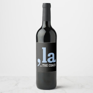 Étiquette Pour Bouteilles De Vin Virgule La Kamala Harris Tim Walz Entraîneur 2024