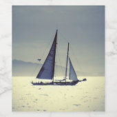 Étiquette Pour Bouteilles De Vin Voile (Étiquettes simples)