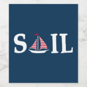 Étiquette Pour Bouteilles De Vin Voile (Étiquettes simples)