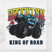 Étiquette Pour Bouteilles De Vin Voiture de course _ Moteur 10 (Étiquettes simples)