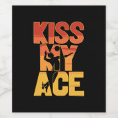 Étiquette Pour Bouteilles De Vin Volleyball Player | Kiss My Ace (Étiquettes simples)