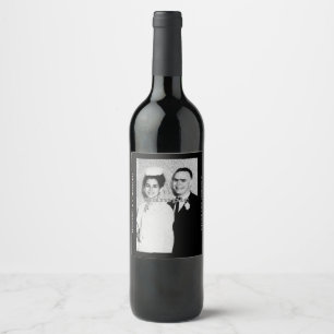 Étiquette Pour Bouteilles De Vin VOTRE PHOTO PHOTOGRAPHIE Mariage Faveur