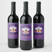 Étiquette Pour Bouteilles De Vin Vous Avez Été Réservé Cute Halloween Ghost Vine Ét (Bouteilles)