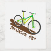 ÉTIQUETTE POUR BOUTEILLES DE VIN VTT (Étiquettes simples)